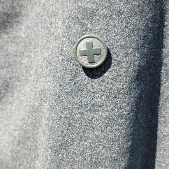 Vtg Swiss Army Military Wool Overcoat - Picture 5 of 10